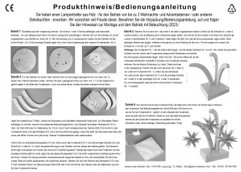 1 x Lila Faltstern plus Lampenständer und Trafo - für Innen